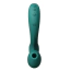 Вибратор для клитора и точки G с подогревом и пульсацией Zalo Talis G-Spot PulseWave Vibrator, зеленый - Фото №6