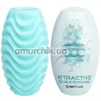 Мастурбатор Pretty Love Attractive Double-Sided Egg, бирюзовый - Фото №1