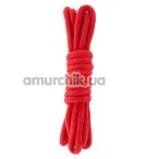 Веревка sLash Bondage Rope Red 3м, красная - Фото №1