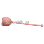 Вагинальный шарик Loveshop Silicone Kegel Ball With Globs, оранжевый - Фото №1