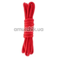 Мотузка sLash Bondage Rope Red 3м, червона - Фото №1
