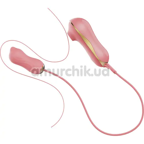 Набор вибраторов Zalo Rose Series Unicorn Set 2-in-1, розовый