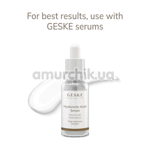 Роликовый массажер Geske Rose Quartz Face & Body Roller 5 in 1, черный
