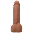 Фаллоимитатор Doc Johnson The Realistic Cock With Balls 6, светло-коричневый - Фото №3