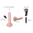 Фаллоимитатор с эякуляцией Strap-On-Me Squirting Cum Realistic Dildo L, телесный - Фото №3