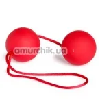 Вагинальные шарики Velvet Red Balls красные - Фото №1