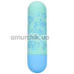 Кліторальний вібратор Shots S-Line Sweet Vibrating Pussy Bullets I'm Drawn To You, бірюзовий - Фото №1