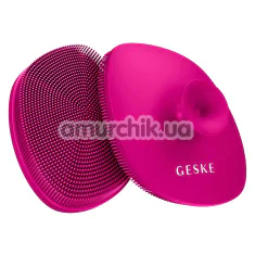 Щетка для лица Geske Facial Brush 4 in 1 Suction Mount, ярко-розовая - Фото №1