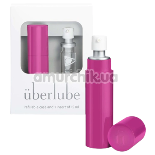 Лубрикант Uberlube 3-in-1 Good-to-Go Pink на силиконовой основе, 15 мл