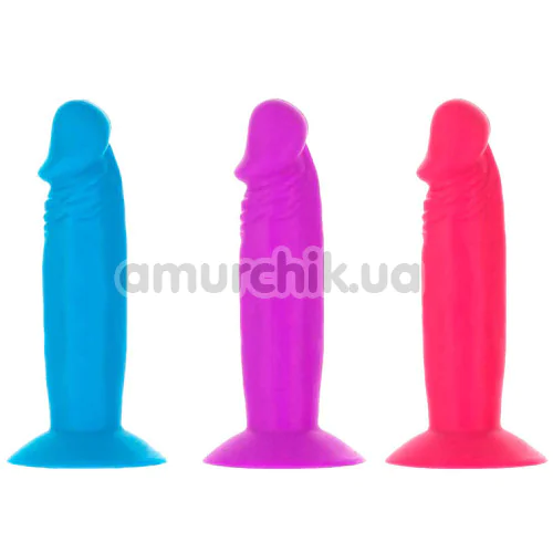 Набір фалоімітаторів Addiction Silly Willy, різнокольоровий