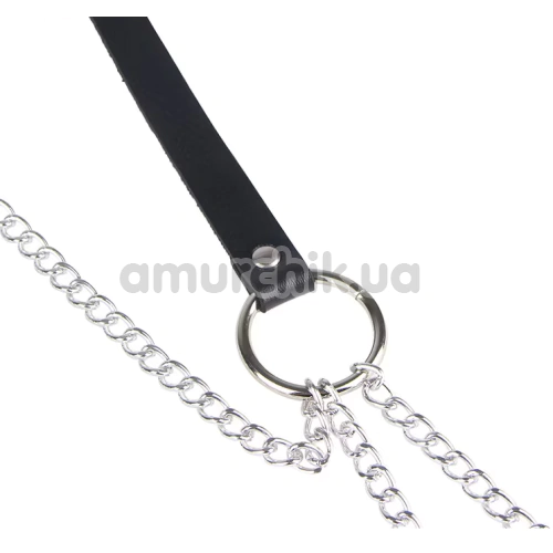 Пояс Star Night Belt With Chains, черный
