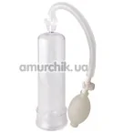 Помпа для збільшення пеніса Beginners Power Pump біла - Фото №1