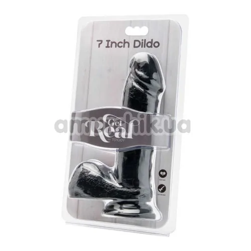 Фаллоимитатор Get Real Dildo 7, черный