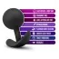 Анальна пробка Luxe Wearable Vibra Plug, чорна - Фото №6