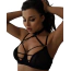 Комплект Star Night Garter Strap Set, черный: бюстгальтер + трусики-стринги + пояс для чулок + гартеры - Фото №3
