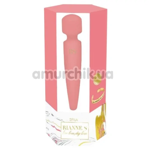 Универсальный вибромассажер Rianne S Bella Mini Wand, коралловый