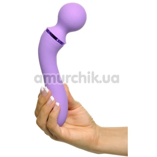 Универсальный вибромассажер Fantasy For Her Duo Wand Massage-Her, фиолетовый