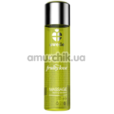 Масажна олія із зігріваючим ефектом Swede Fruity Love Vanilla Gold Pear - ваніль і груша, 120 мл - Фото №1