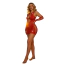 Платье Star Night Secret Garden Rhinestone Mini Dress, красное - Фото №9
