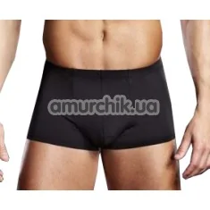 Труси-боксери чоловічі Blue Line Microfiber Pinstripe Trunk чорні (модель BLM003) - Фото №1