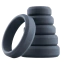 Набор эрекционных колец для члена Boners Wide Cock Ring Set, синий - Фото №1