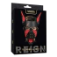 Маска собаки Lovetoy Rebellion Reign Scarred Alpha Pup Mask, чорно-червона - Фото №11