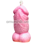 Свічка у вигляді пеніса VidDushi Свічун - малина, рожева - Фото №1