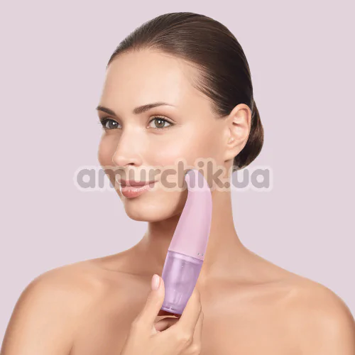 Устройство для очищения кожи лица Geske Aqua-Stream Face Cleanser 8 in 1, розовое