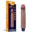 Вибратор Lovetoy Real Softee 9 Platinum Silicone, коричневый - Фото №11