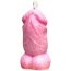 Свічка у вигляді пеніса VidDushi Свічун - малина, рожева - Фото №1