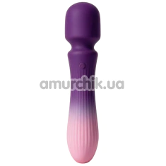 Универсальный вибромассажер Univibe Lune Wand Gentle Wave, розово-фиолетовый - Фото №1