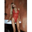 Боді Leg Avenue Drive Me Wild Lace Teddy, червоне - Фото №8