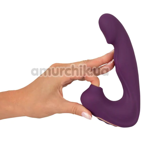 Вібратор з пульсацією Javida 4 Function Vibrator, фіолетовий