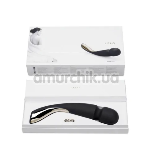 Универсальный массажер Lelo Smart Wand Large Black (Лело Смарт Ванд), большой черный