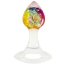 Анальная пробка Crystal Oval Base Butt Plug Small, разноцветная - Фото №2