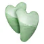 Масcажер-скребок гуа ша Geske Jade Gua Sha 5 in 1, зеленый - Фото №3
