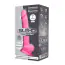 Фалоімітатор Silexd Premium Silicone Dildo Model 1 Size 7, світиться в темряві рожевий - Фото №2