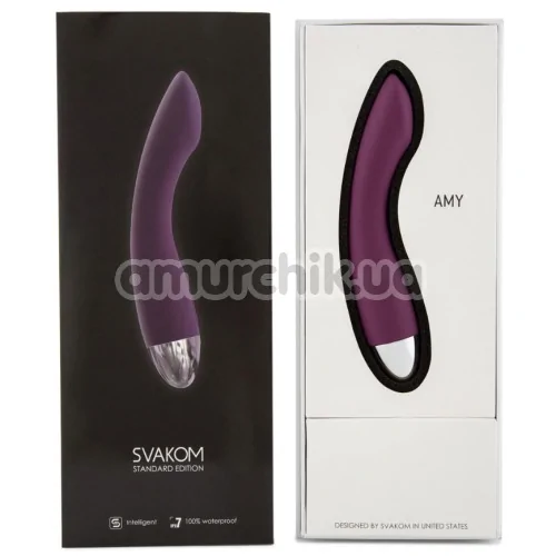 Вибратор для точки G Svakom Amy, фиолетовый