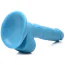 Фаллоимитатор Pop Peckers Dildo With Balls 6.5, голубой - Фото №4
