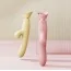 Вібратор з вакуумним стимулятором і підігрівом Zalo Rose Rabbit Vibrator, жовтий - Фото №11
