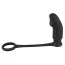 Ерекційне кільце із стимулятором простати з вібрацією Black Velvets Vibrating Ring + Plug - Фото №4