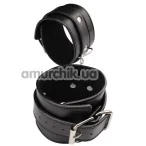 Наручники Behave! Luxury Fetish Classic Handcuffs, чорні - Фото №1