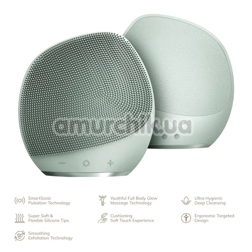 Ультразвуковая щетка для тела Geske Sonic Body Brush 7 in 1, зеленая