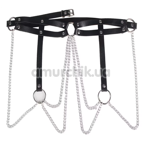 Пояс Star Night Belt With Chains, черный