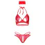 Комплект Daring Intimates Bra, Panty and Blindfold Set, червоний: бюстгальтер + трусики + маска - Фото №5
