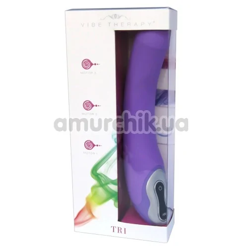 Вибратор Vibe Therapy Tri, фиолетовый