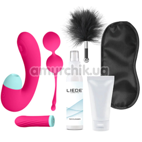 Набор S Pleasures Kits 7 Pieces Premium Kit, розовый - Фото №1
