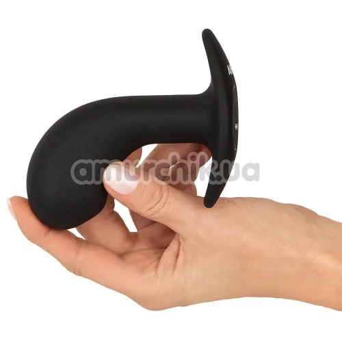 Вибростимулятор простаты Anos Big Head Prostate Plug, черный