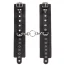 Наручники sLash Leather Double Fix Hand Cuffs, чорні - Фото №2