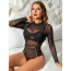 Портупея Star Night Bondage Bra With Silver Chains, черная - Фото №11